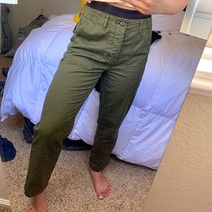 AE army green cargo pants